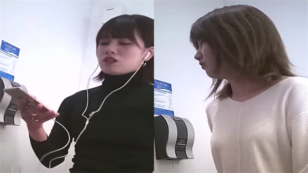 【新品偷拍】高端写字楼女厕娇喘实录，美女私密如厕湿身偷窥(上)